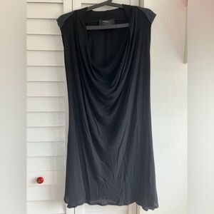 Zara special edition light loose V neck, detailed shoulder  dress